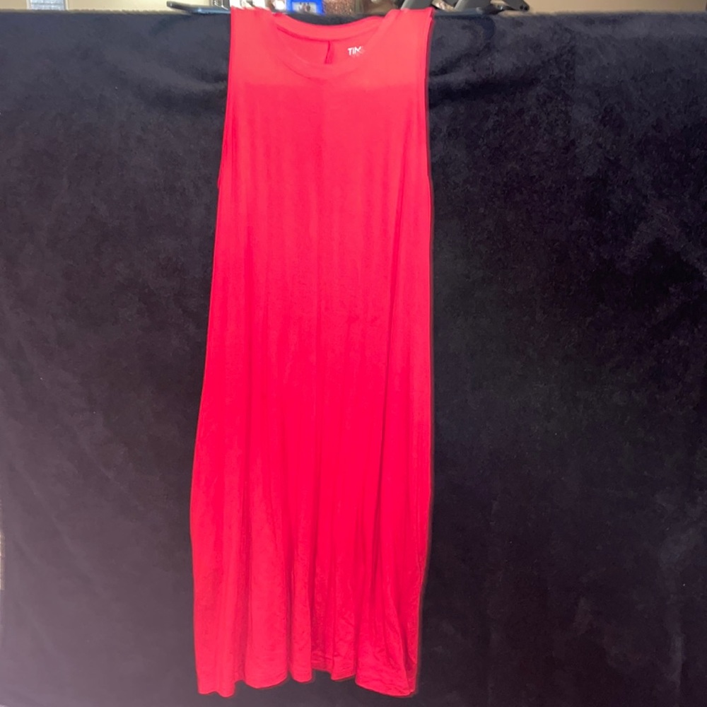 Red Time and tru dress